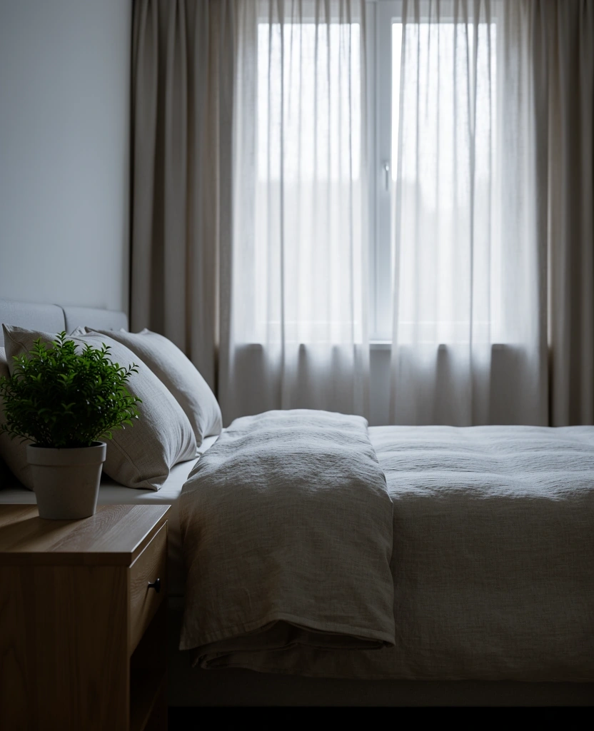 Ruhige Schlafumgebung für optimale Regeneration